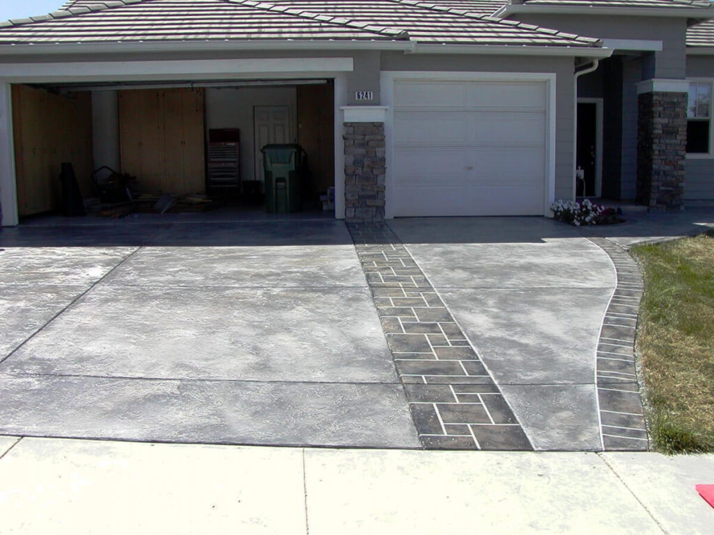 concrete driveway