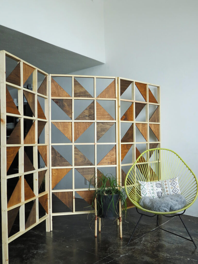 Glass wooden screens