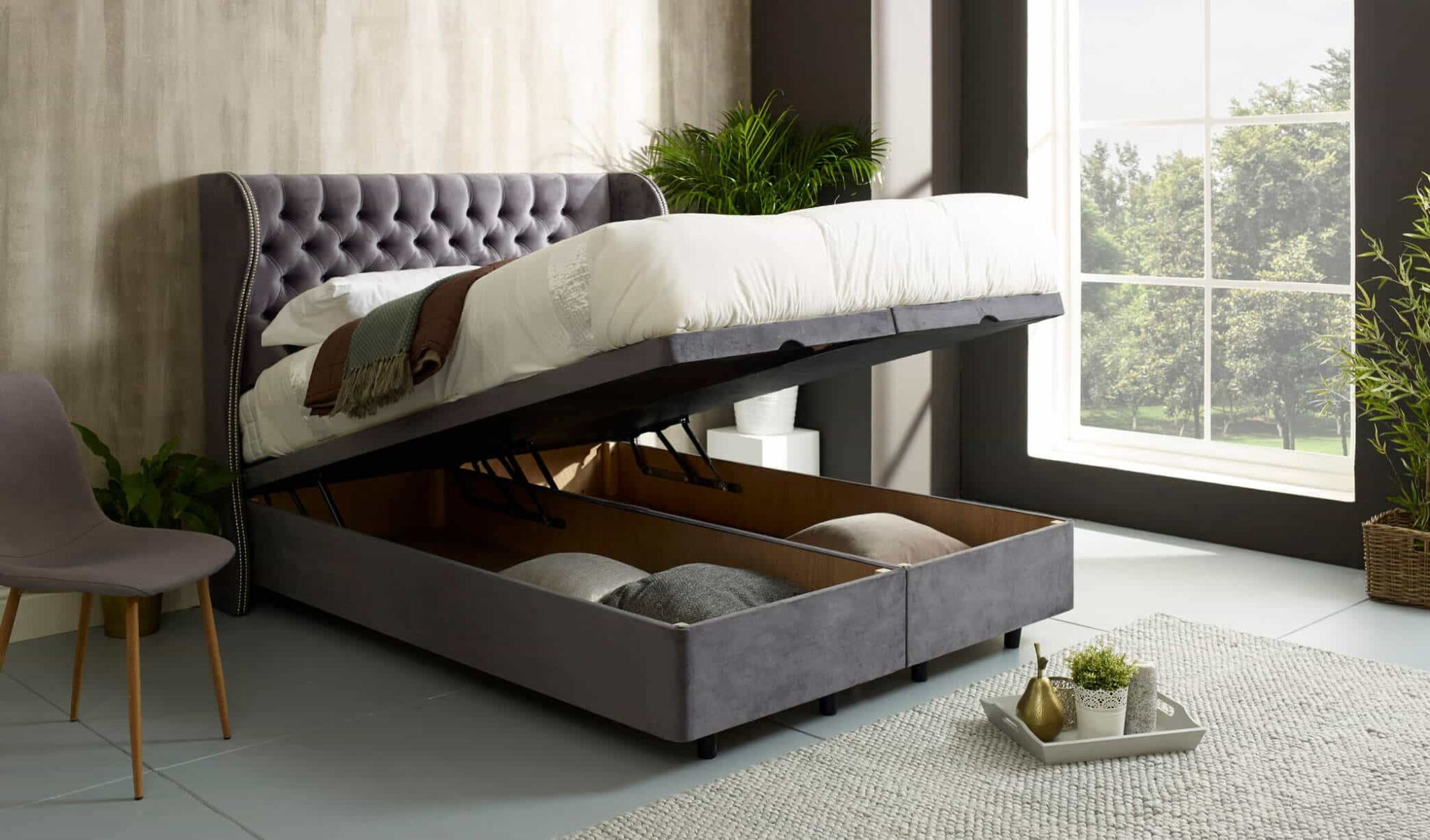 ottoman bed with mattress finance
