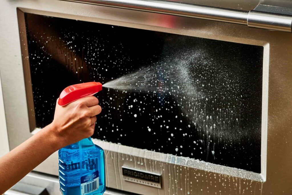 clean oven glass