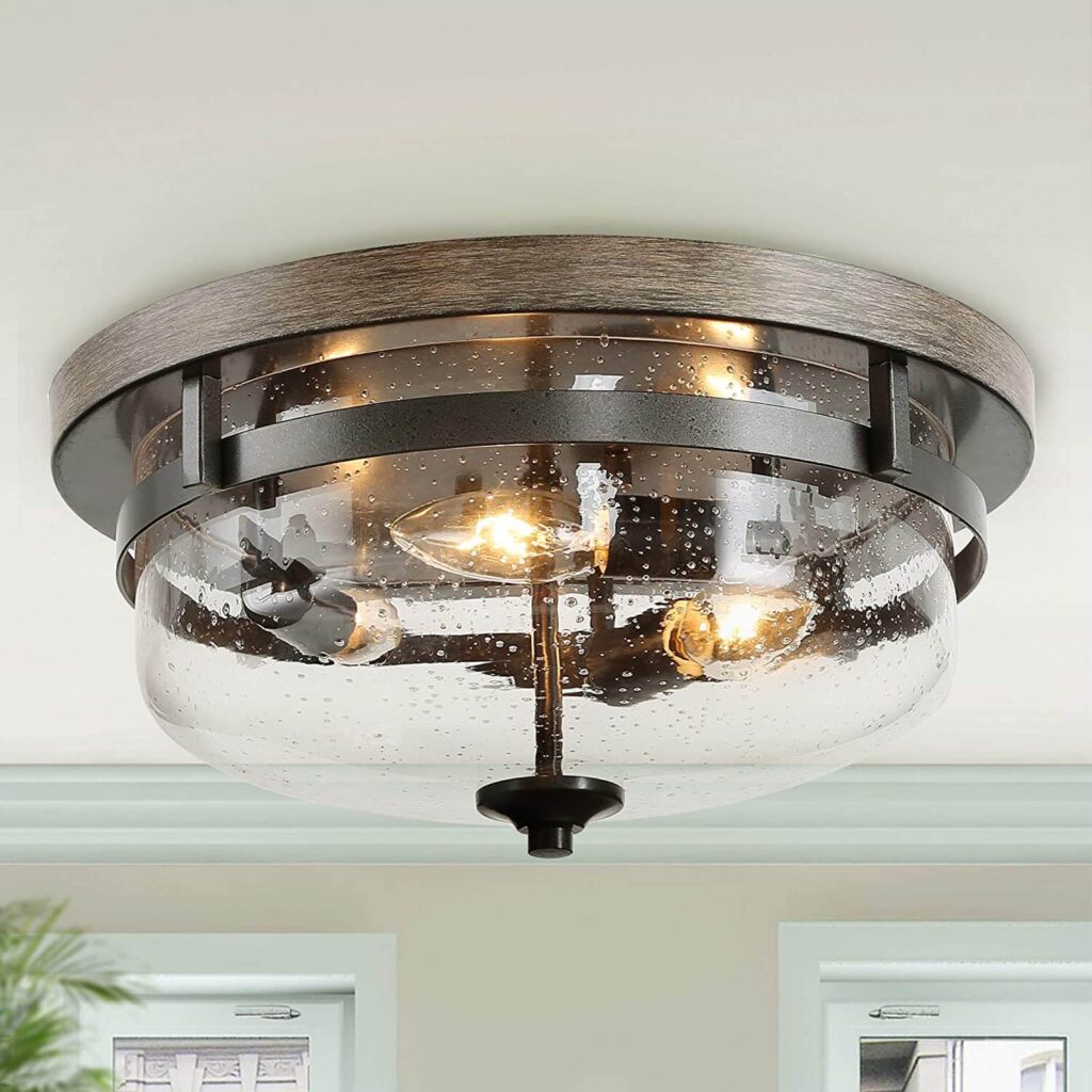 wood light fixture 