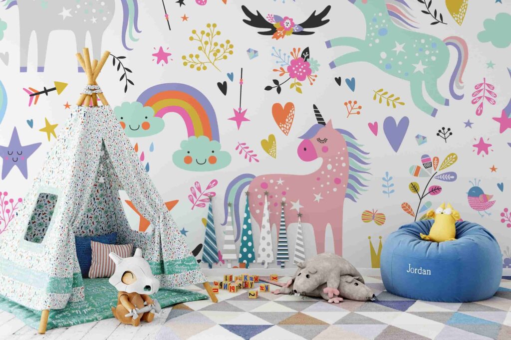 Removable Wallpapers for the Nursery and Playroom