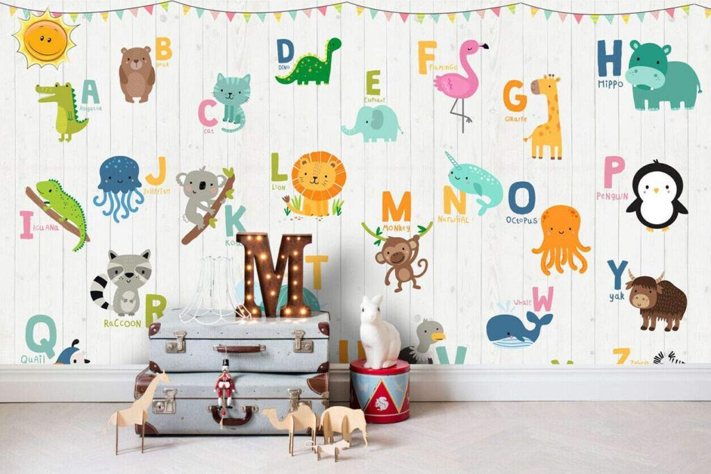 Removable Wallpapers for the Nursery and Playroom