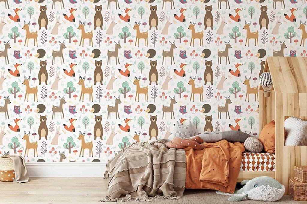 Removable Wallpapers for the Nursery and Playroom