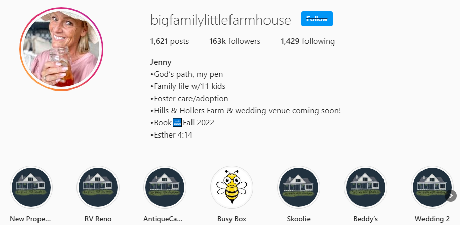 instagram account for farm house 