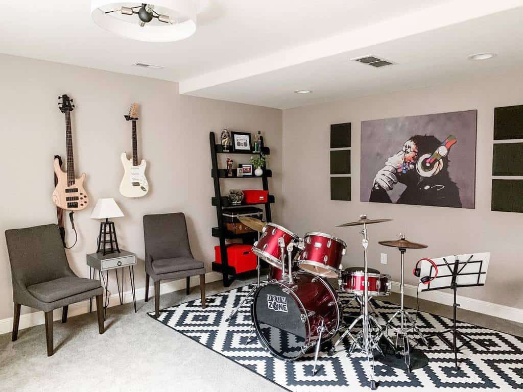 Music Themed Bedroom for Every Music Lovers