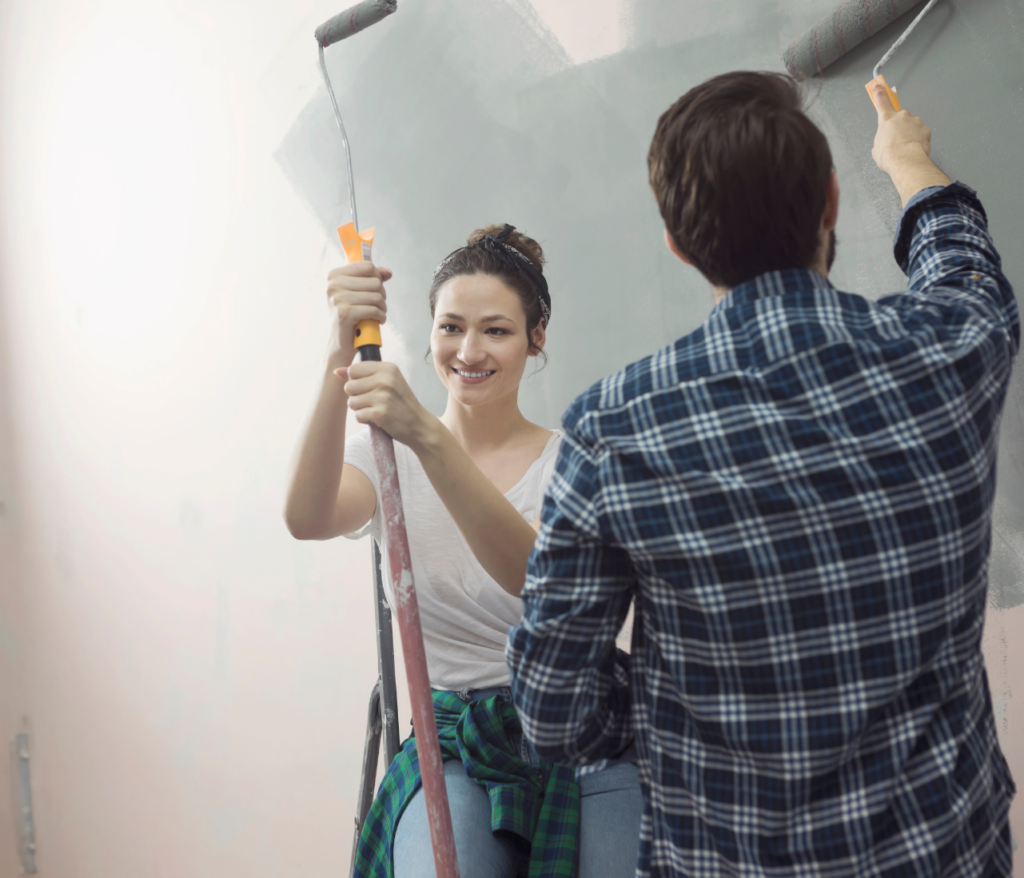 Couple Painting Walls