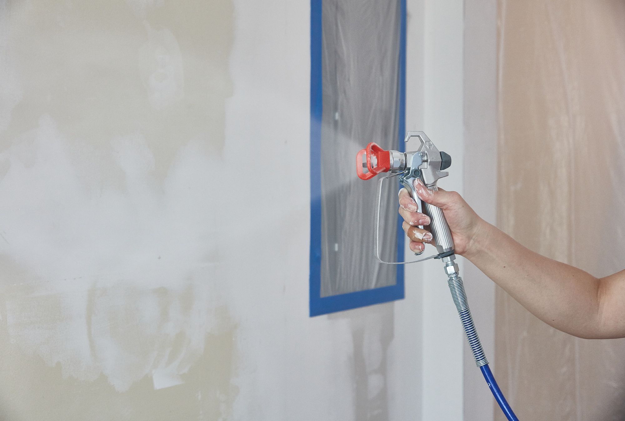 Paint Your Walls With A Cordless Paint Sprayer