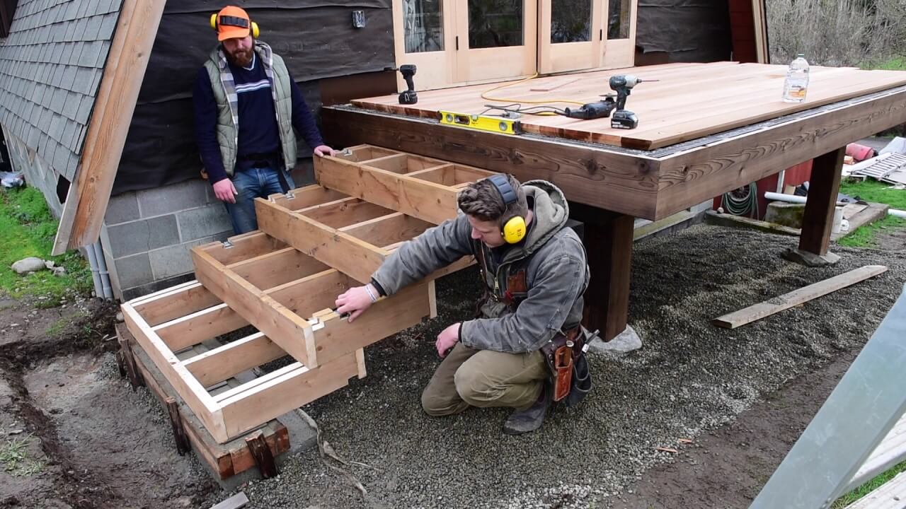 How to Build deck stairs StepbyStep Guide