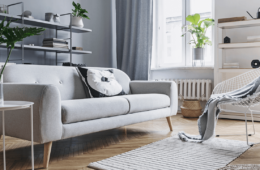 decorate your living room in grey
