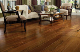 Carpet or wooden flooring