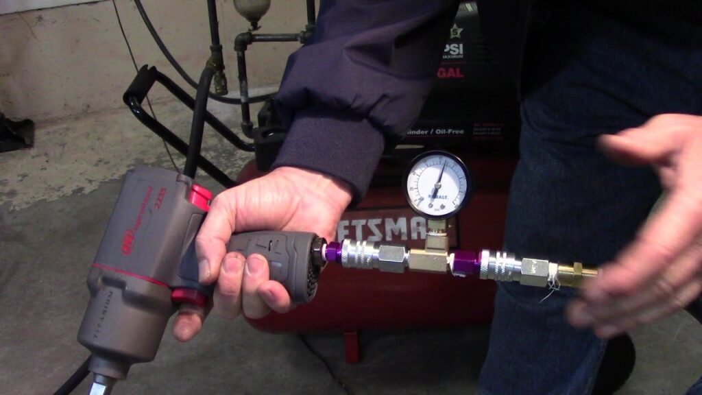 Use an Impact Wrench by Air Compressor 