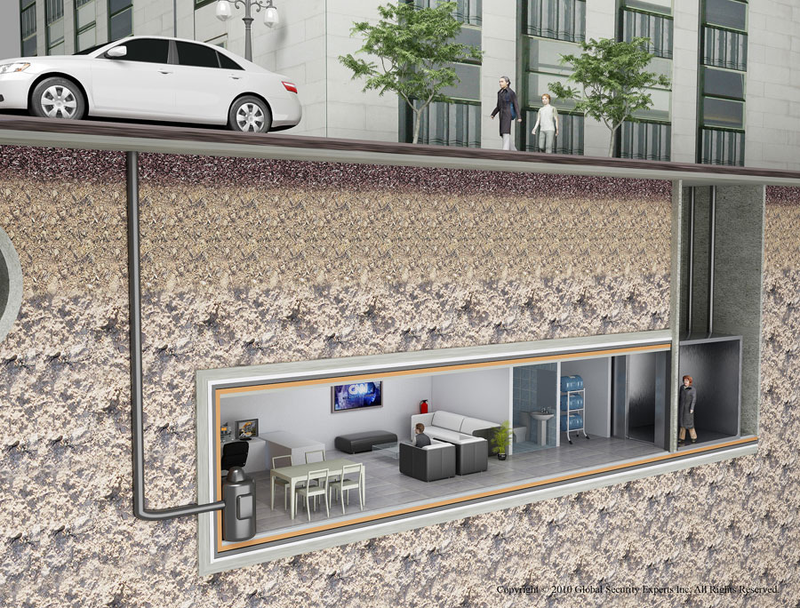 House Plans With Underground Safe Room