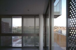 applications of perforated metal in the architectural field