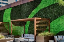 Artificial Living Wall And Hedge Installation