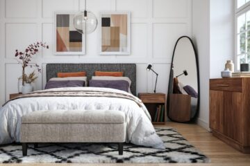 Perfect Area Rug Size For King Bed