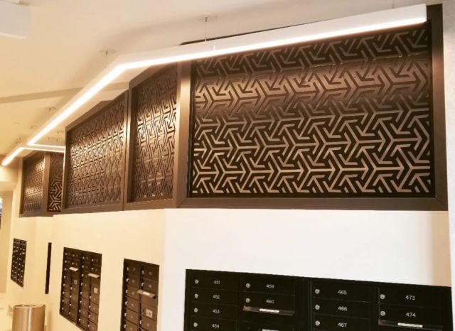 Chinese decorative metal sheet panels