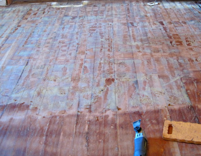 Remove Adhesive From Wooden Floor