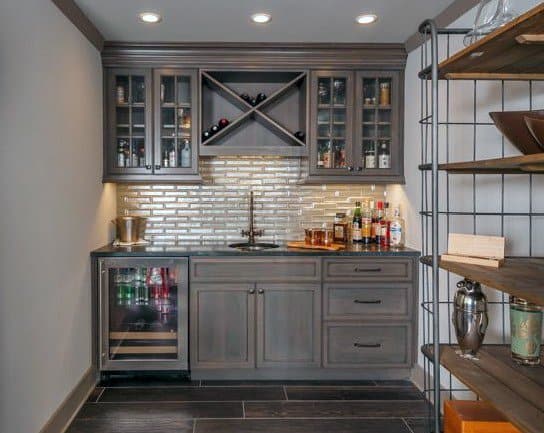 Decorate a Wet Bar