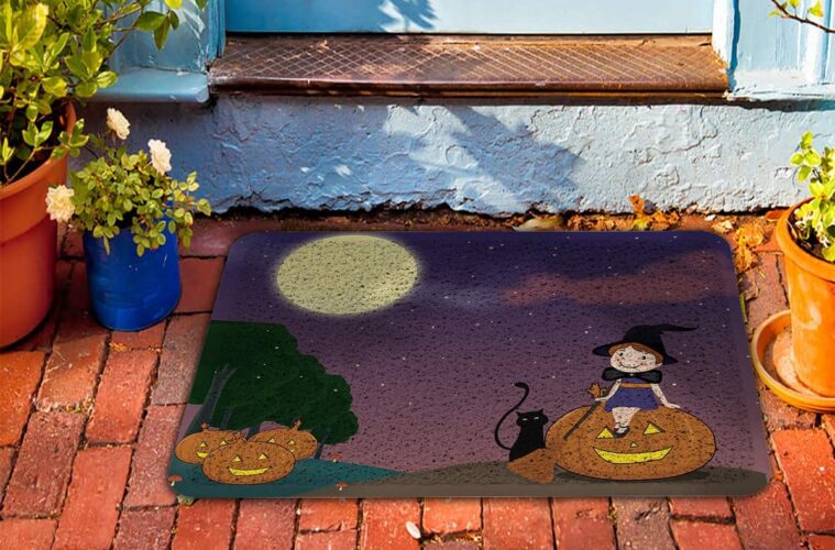 Halloween-Themed Doormats