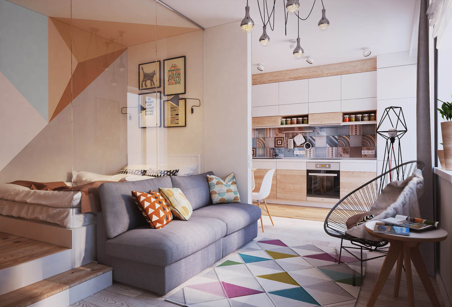 Photo inspiration: Visual Reference: 4 Tips For Decorating Your Small Apartment