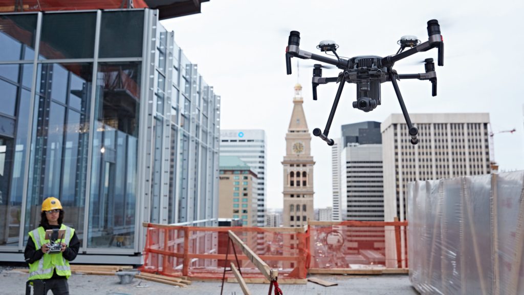 Drones Are Used In Building Construction 
