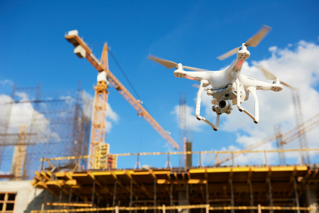 Drones Are Used In Building Construction 