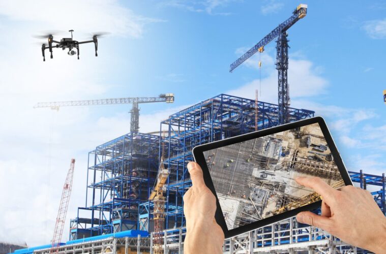 Drones Are Used In Building Construction