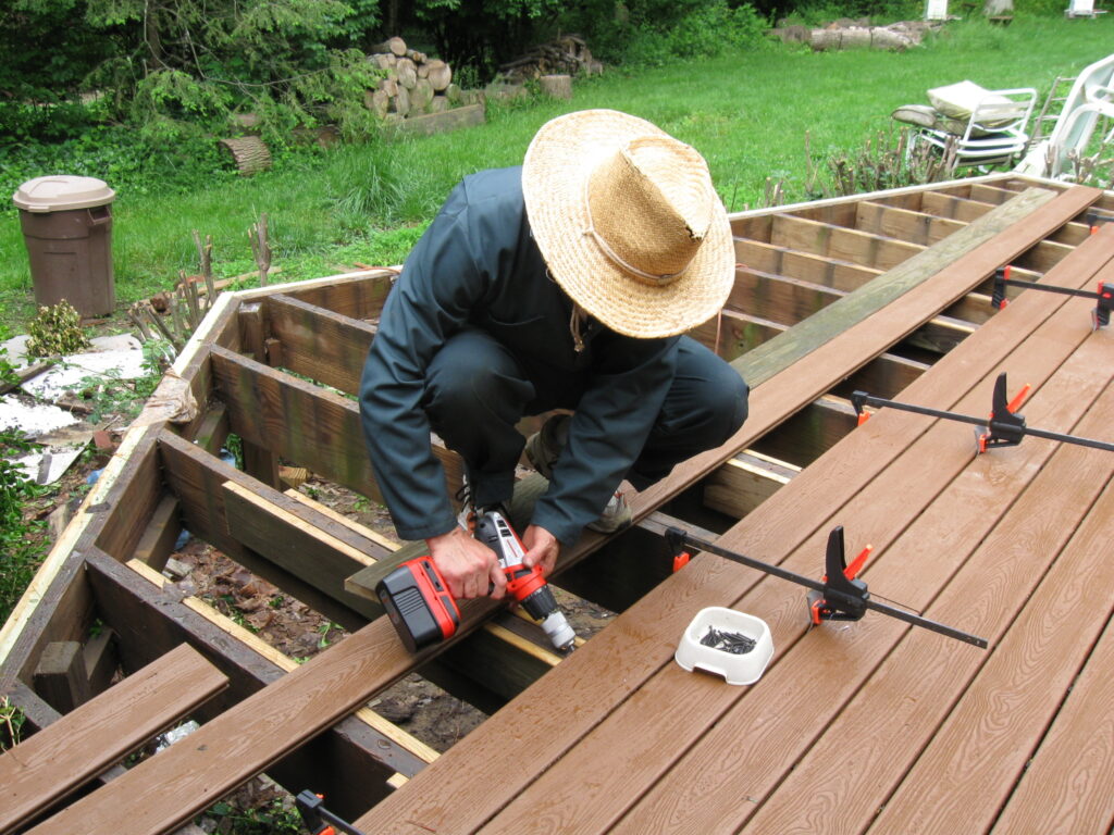 Install Composite Decking 