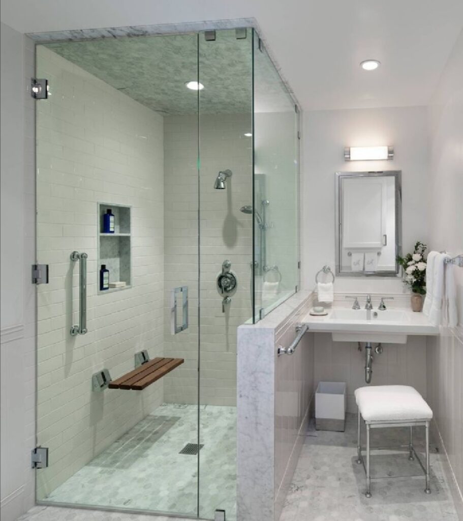 Bathroom Glass Partition 