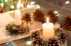 Christmas Home Decor With Candles