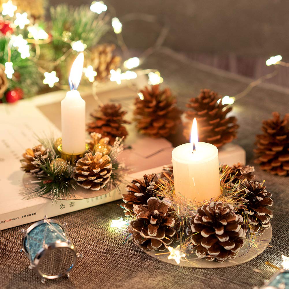 Christmas Home Decor With Candles