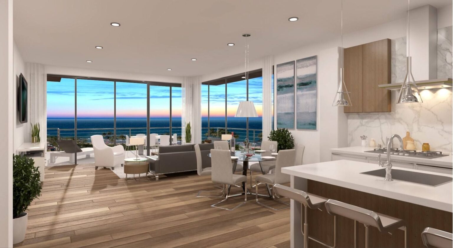 What is the Basic 3D Interior Rendering Process?