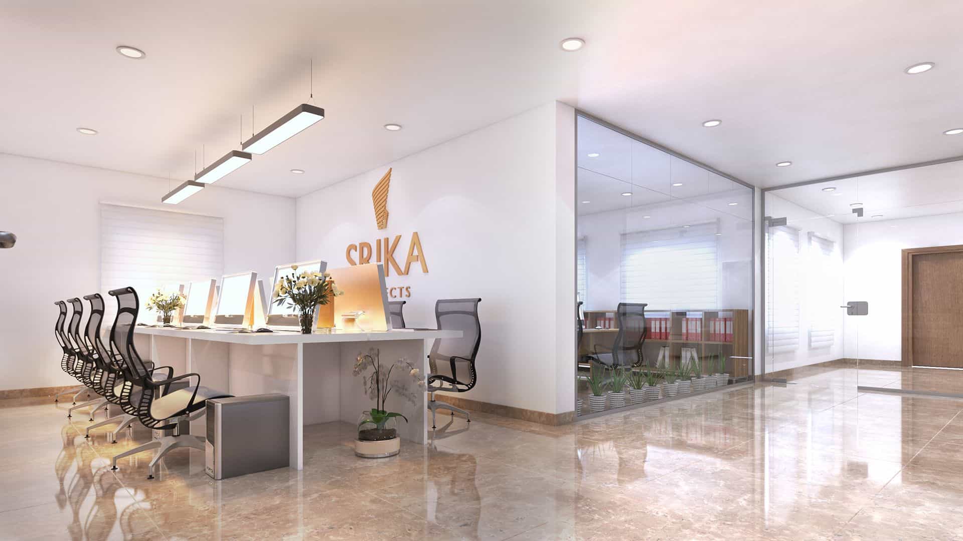 What is the Basic 3D Interior Rendering Process?