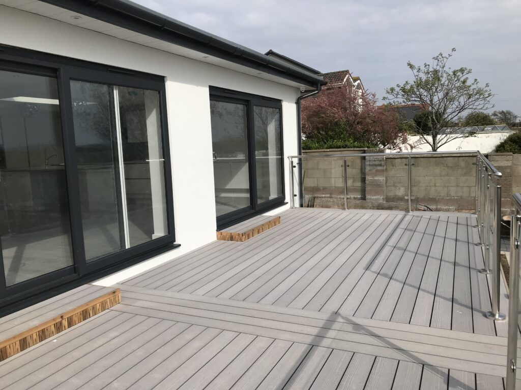 Grey Composite Decking Decorating 