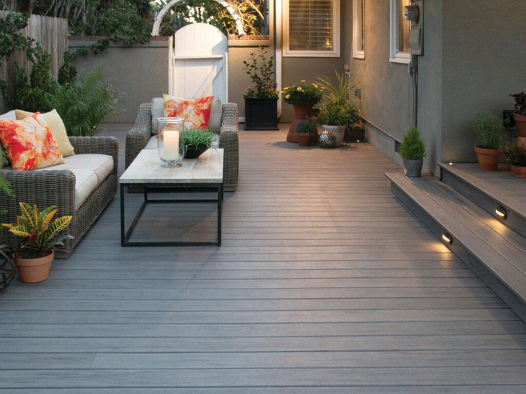 Grey Composite Decking Decorating 