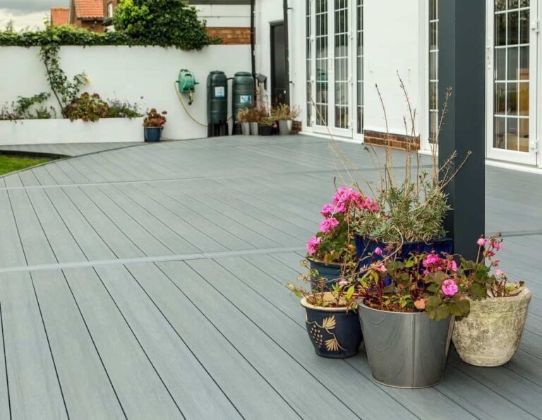 Grey Composite Decking Decorating Design Ideas