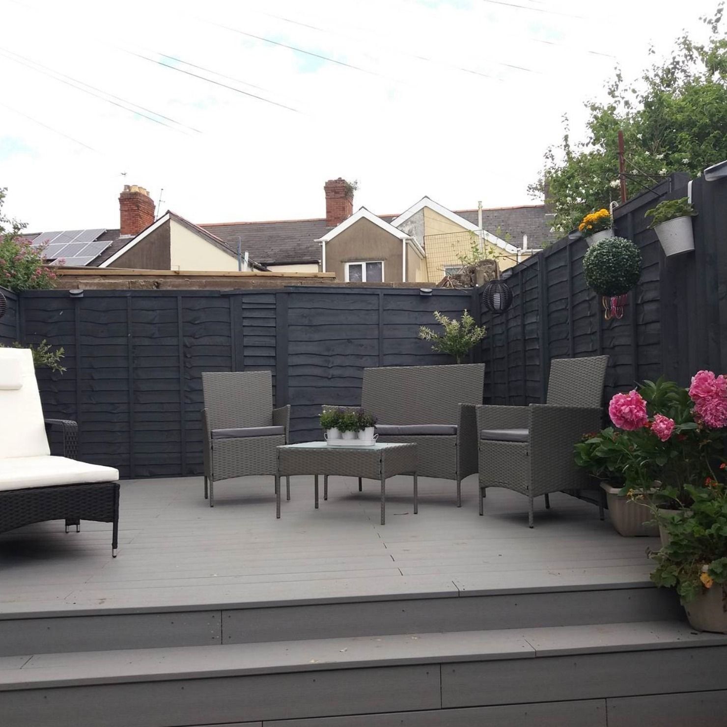 Grey Composite Decking Decorating Design Ideas