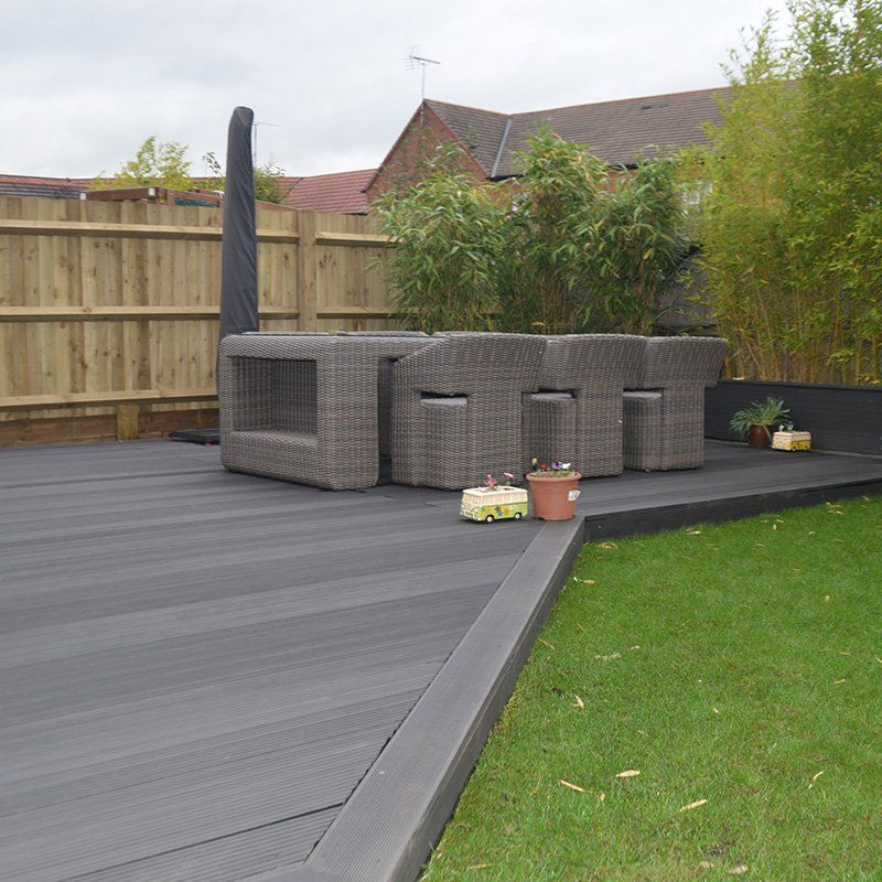 Grey Composite Decking Decorating