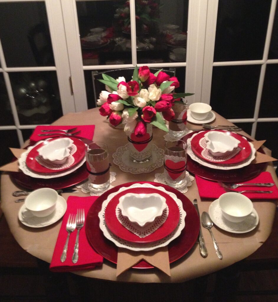 Table Decoration Ideas For Valentine’s Day 