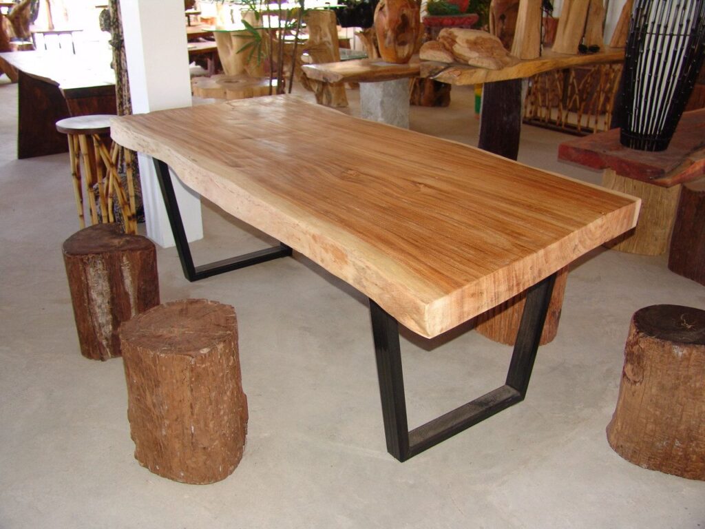 Wood Slab Dining Tables 