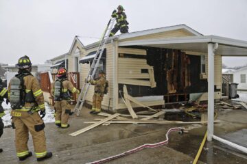 Fire Damaged House