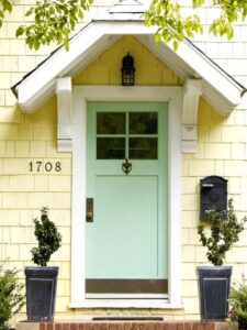 25 Trendy Front Door Colors To Style Your Home's Entrance