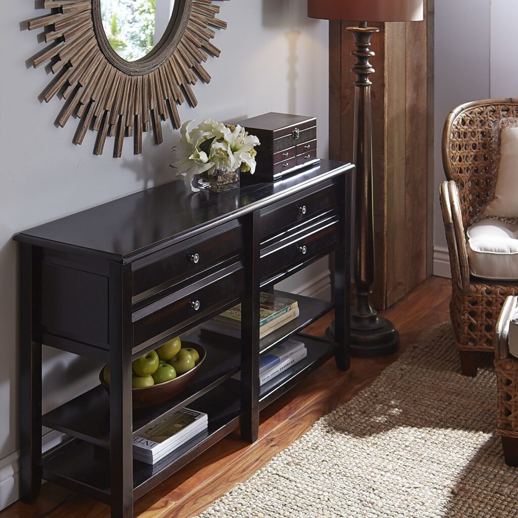 Black Console Tables for Statement-Making Decor 