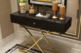 Black Console Tables for Statement-Making Decor