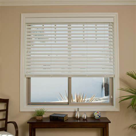 Faux wood blinds 