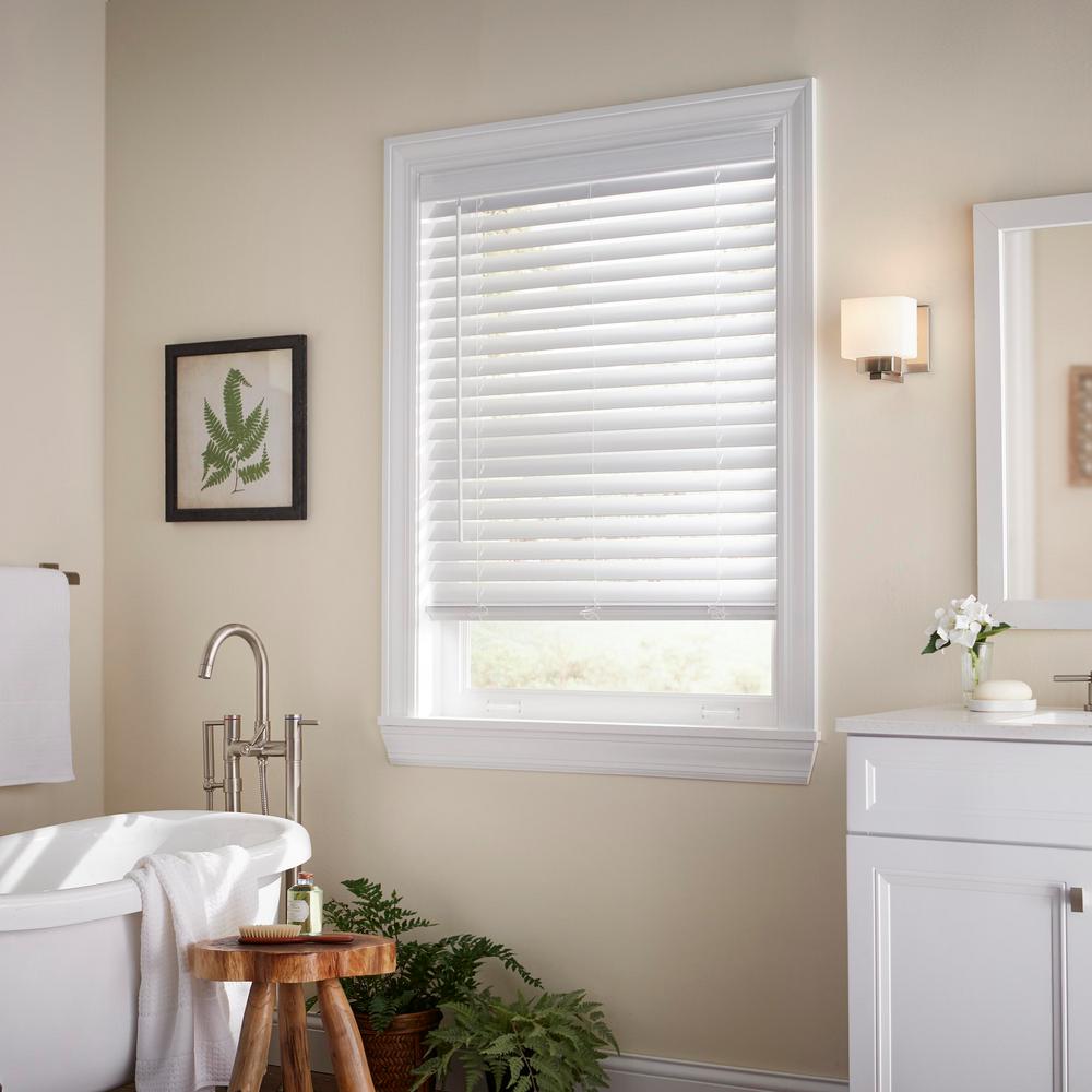 Faux wood blinds 