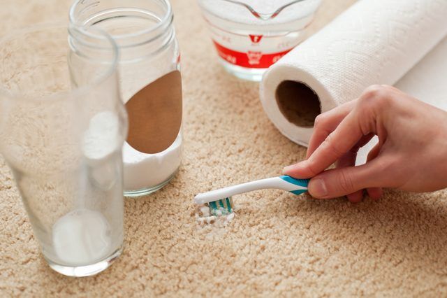 clean milk out of carpet 