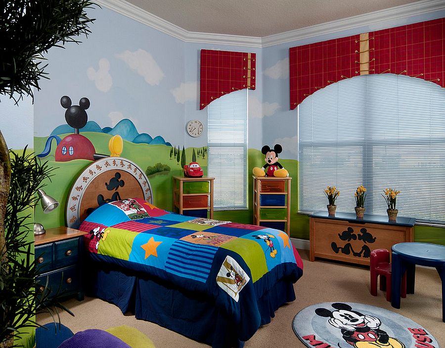 Ideias de decoração de quarto infantil com tema Disney 