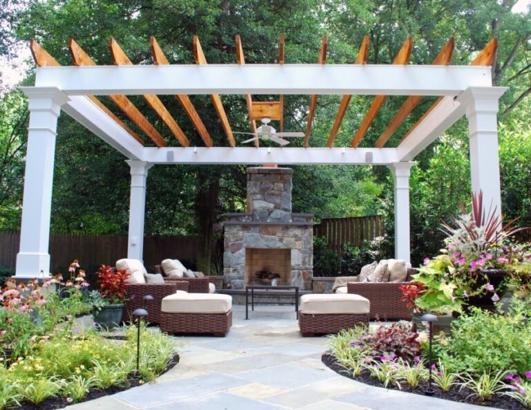 Decorating your Patio Pergola with Living Art